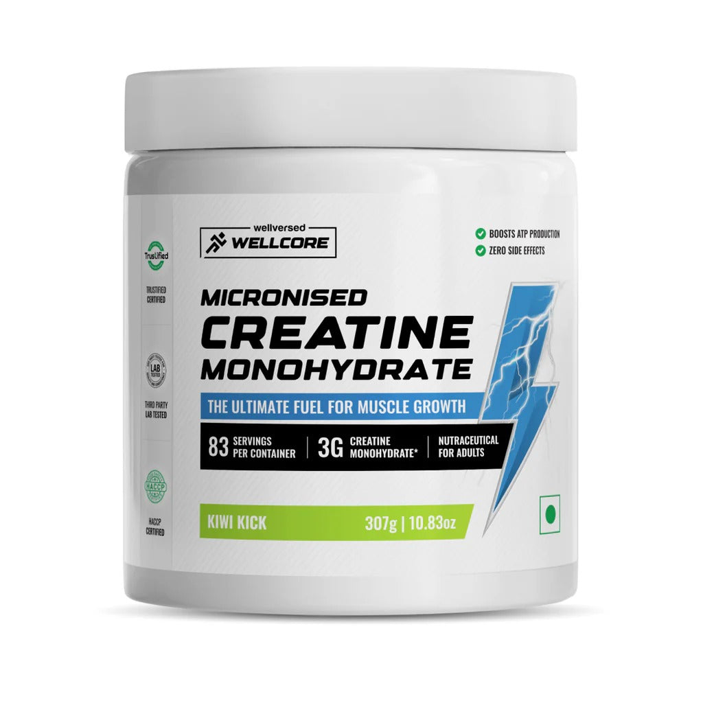 Wellcore - Pure Micronised Creatine Monohydrate | (307g, 83 servings)